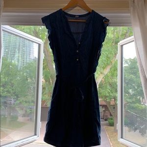 Old navy Waist tie denim dress